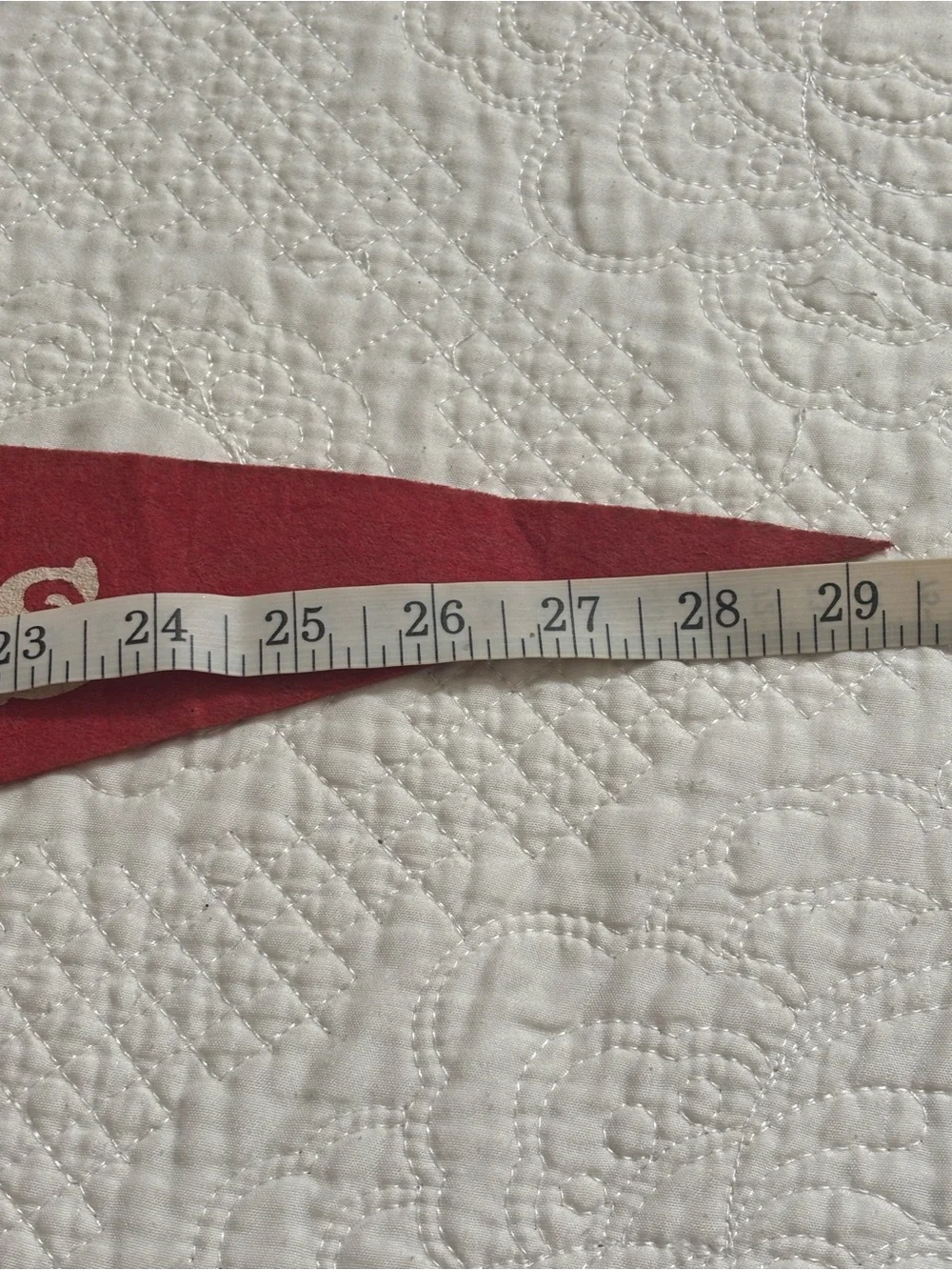 Vintage Washington Senators baseball souvenir red felt pennant capital graphics - Picture 9 of 11
